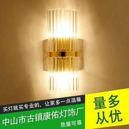 Modern Crystal Wall Lamp Chrome Wall Sconce Bedside Living Room Wall Light Lamp For Home Decoration