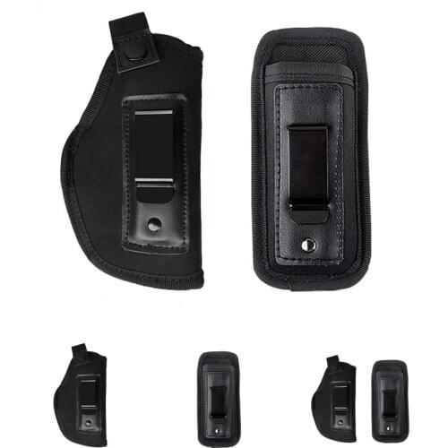 Carry Gun Holster Bag Universal Neoprene IWB Holster With Extra Mag Holster Pouch For All Sizes Handguns Hunting