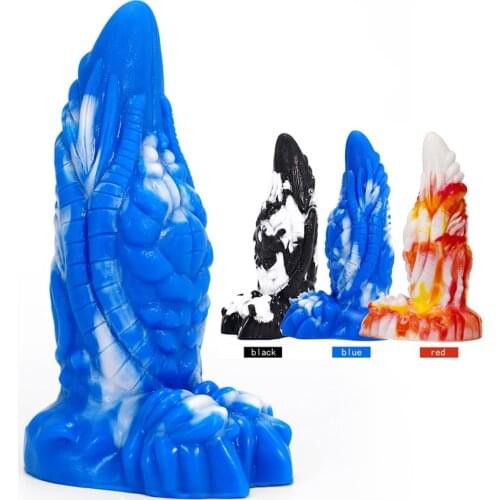 Super Large Anal Butt Plug Huge Animal God Beast Fake Penis Silicone Sucker Big Dildo Anus Sex Toys For Women Vaginal Stimualtor