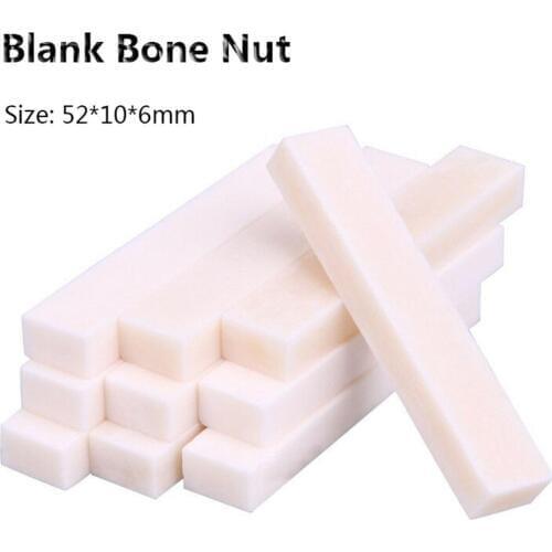1/3/5PCS Guitar Bass Bridge Saddle Real Buffalo Blank Bone Nut for LP Folk Classical Electric Acoustic Guitar Part Accessories