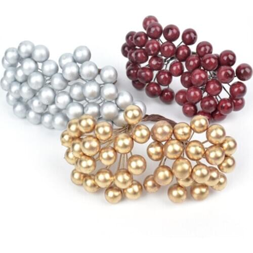 40 Beads / Simulation Small Berry Handmade Material Garland DIY Accessories Shooting Prop Decoration