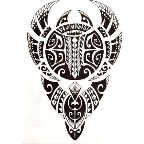 5pcs Tribal totem Waterproof Temporary Tattoos men Fake Tattoo girl selfie flash tattoo harajuku men