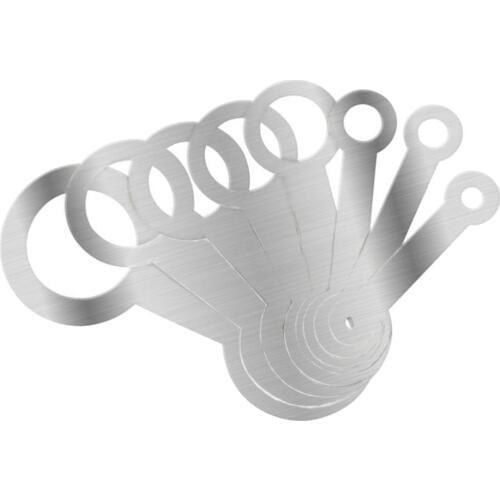 8 Pcs Stainless Steel Saxophone Strict Mat Set Pads Repair Tools Part