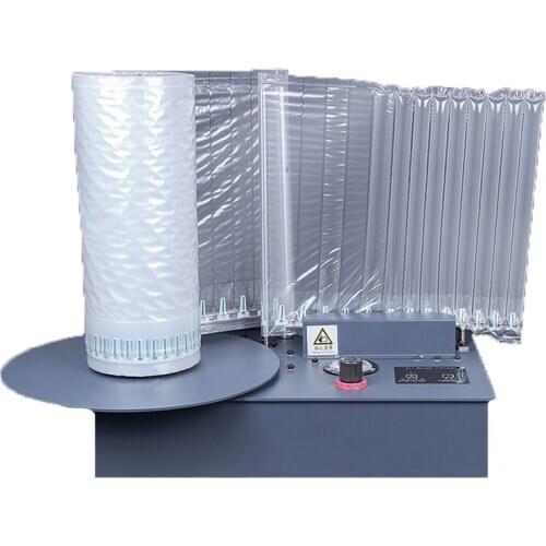 Buffer Air Cushion Machine 110V/220V Automatic Air Column Inflator Milk Powder Bag Air Column Coil for Express Packaging