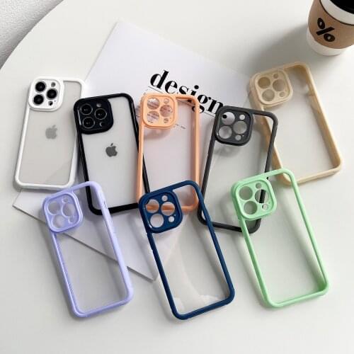 Hard Carbon Fiber Case For iphone 12 Pro Max Mini 11 X Xs XR SE i7 i8 Durable Men Slim Shockproof Anti-Scratch Phone Cover