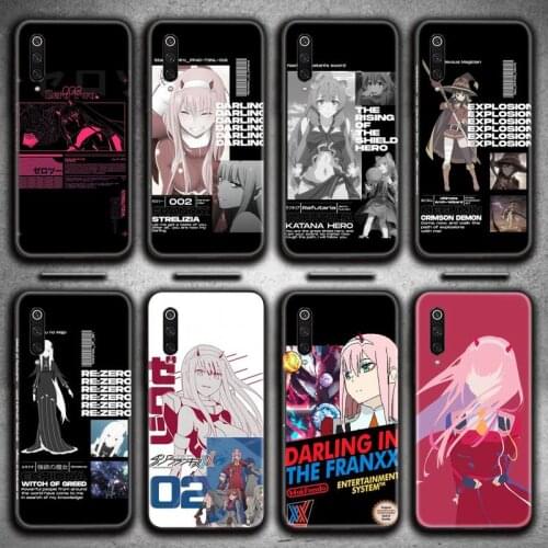 Zero Two Darling In The FranXX Phone Case for Xiaomi Mi Note 10 Lite Mi 9T Pro xiaomi 10 CC9 9SE