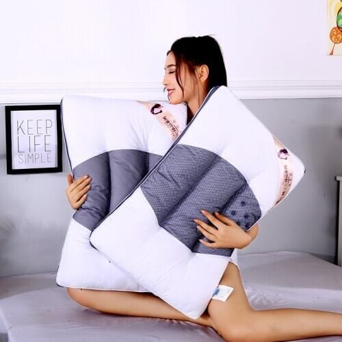 Cotton Dual-purpose Mesh Breathable Neck Pillow Pillow Sleep and Sleep Function Adult Pillows Will Be Sold