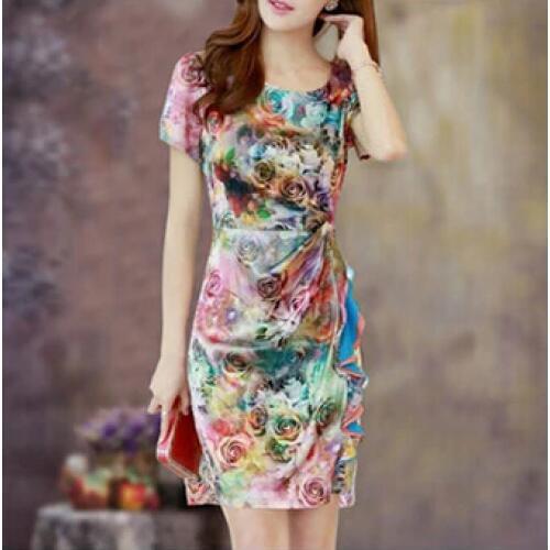 Летние платья из шелка KMETRAM China At AliExpress