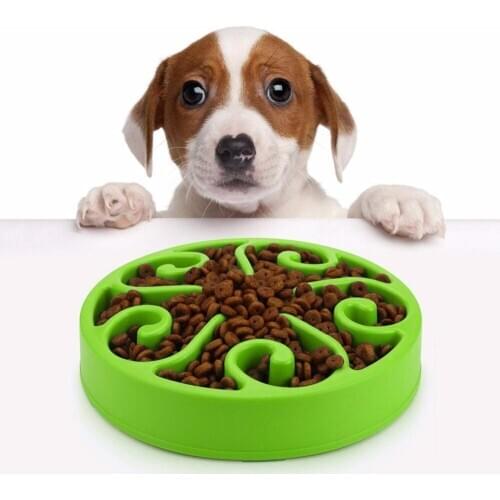 Fashion Slow Feed Dog Bowl,Anti-Choking,Healthy Pet Food Bowl To Prevent Obesity,Dog Feeder Dish,Water Bowl for Dog
