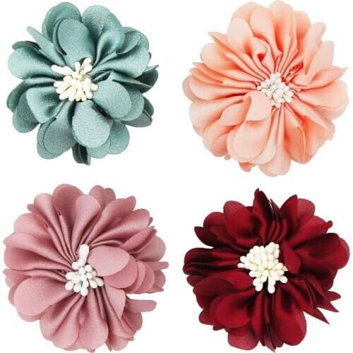 Dog Collar Flowers Pet Charms Flower Collars Accessories Cat Puppy Bowtie Grooming Decoration Pack of 4