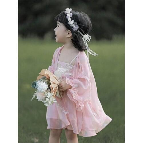 Toddler Girls Sling Dress Summer New Kids Baby Fashion Net Yarn Sling Dresses Breathable Rainbow Sequins Strap Dress for Girls