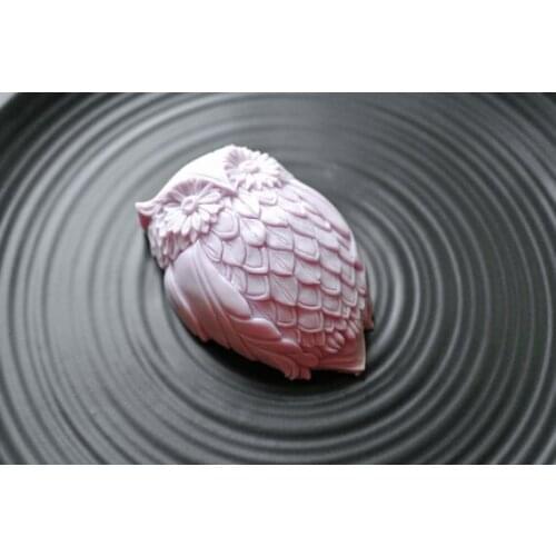 Silicone Mold Victorian Owl Soap Classic Shape Handmade DIY Soaps Molds Aroma Stone Moulds Silicone Rubber PRZY Eco-friendly 001