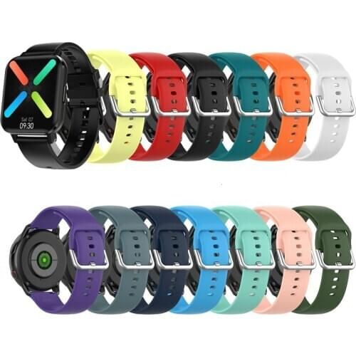 For LEMFO DTX Silicone Replacement Strap For LEMFO DTX Smart Watch Strap14Colors Fashion Sweatproof Sport Rubber Watch Band