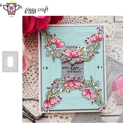 Piggy Craft metal cutting dies cut die mold Various shapes frame Scrapbook paper craft knife mould blade punch stencils dies