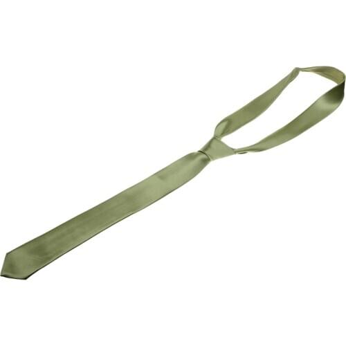 Unisex Casual Necktie Skinny Slim Narrow Neck Tie -light green