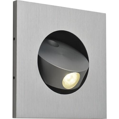 Embedded Bedside Lamp Bedroom Modern Simple Led Aisle Foot Lamp Nordic Living Room Wall Lamp Cree Chip Mounted golden hour lamp