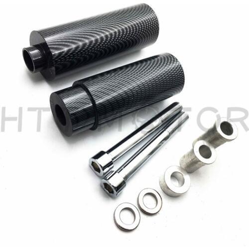 Aftermarket motorcycle parts No Cut Frame Slider Crash Protector For Yamaha 2006-2011 FJR1300 FJR 1300 CARBON fiber