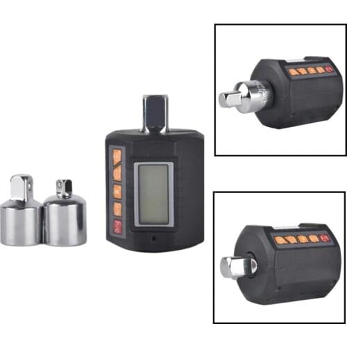 1/2 Adjustable Torque Tester with Adapter Digital Torque Meter Torque Wrench Head Bike Set Car Repair Bicycle