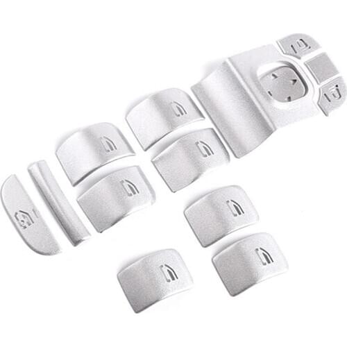 14Pcs/Set Car Door Window Glass Lift Button Cover Trim for Benz a B GLB Class W177 W247 2020