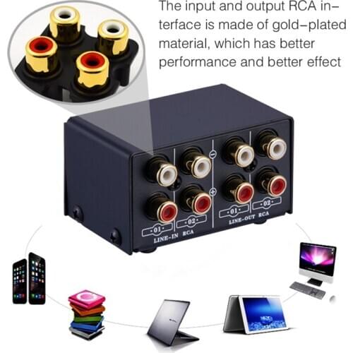2 in 2 Out o Source Signal Selection Switcher o Distributor Signal Selector Tone Volume Stereo Amplifier Board
