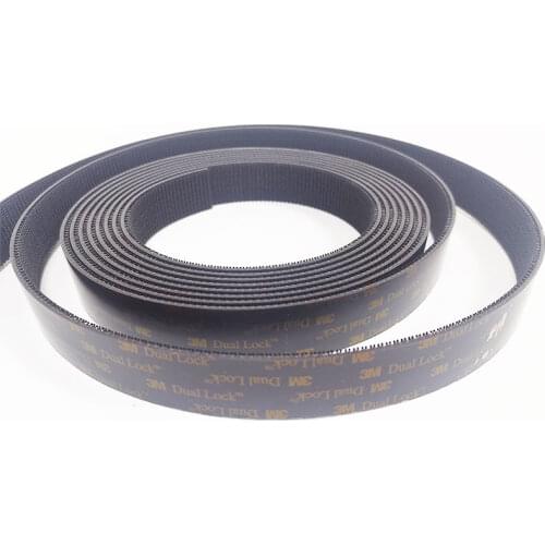 25.4mm x 2meter 3M Dual Lock SJ3551 Black VHB Mushroom Adhesive Reclosable Fastener Tape