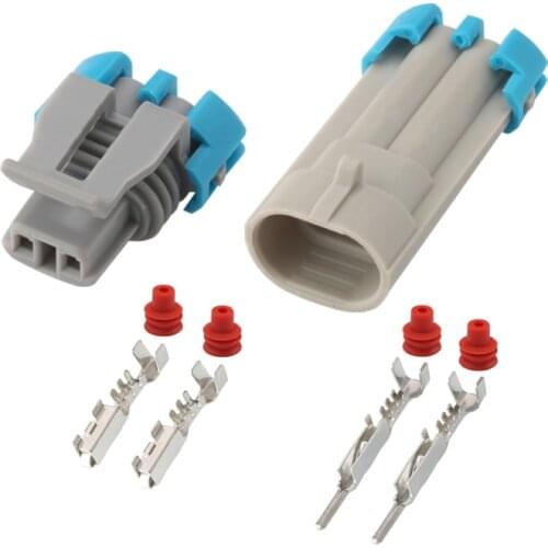 5 Sets 2 Pin car connector grey auto plug female and male sealed wire harness connector DJ7024B-1.5-11/21
