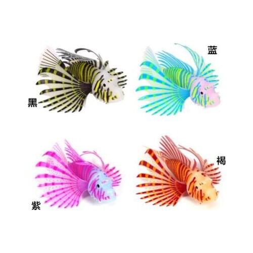 Aquarium Artificial Fish Tank Landscape Decoration Glow Simulation Animal Ornaments Artificial Aquarium Fish