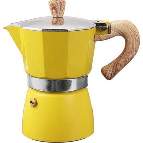 Aluminum Italian Moka Espresso Coffee Machine Filter Stove Pot 3 Cups