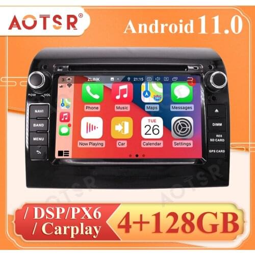 Android 11 4+128GB 1din 2din Car Radio Autoradio Touch Screen GPS Navigation Multimedia For 2006-2018 Fiat Ducato Jumper Boxer