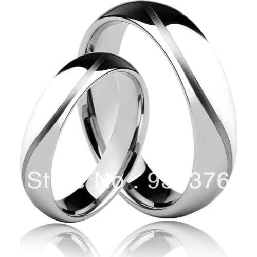 Free Shipping and Free Engrave Super Deal Size 4-14 Steday Tungsten Cross Ring Woman Mans wedding Rings Couple Rings