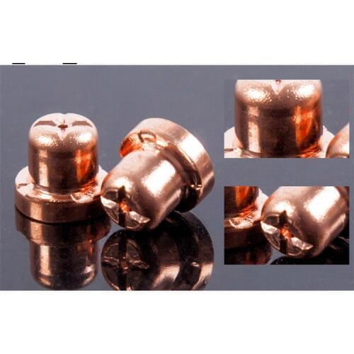 Free Shippin PT31 LG40 Plasma cutting accessories standard nozzle for LGK40 CUT50 CT520 cutting machine Red Copper 50PCS