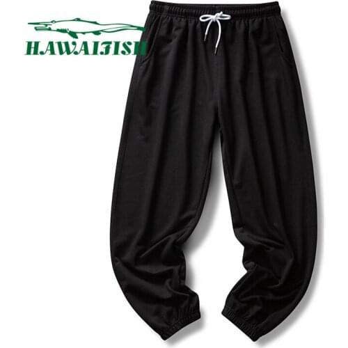 Spring and autumn mens casual pants thin cotton trousers youth harness harem pants youth running sports trousers