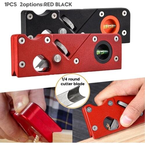 Woodworking Blade Edge Corner Plane 1/4 Round Cutter Head Wood Manual Planer Chamfering And Trimming Accessories