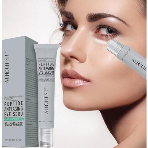 Eye Cream EGF Peptide Serum Remove Dark Circles Wrinkles Anti Care Repair Skin Aging 20g Skin Collagen Firming K3G0