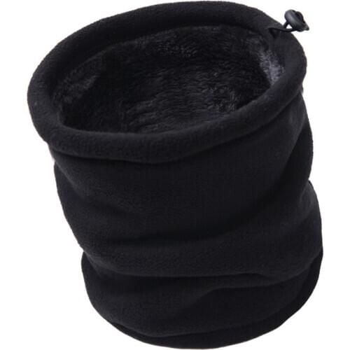 Breathable Dual-layer Fleece Warm Scarf,Women Outdoor Winter Thick Neck Warmer,Men Motorcycle Skiing Cycling Face Thermal Mask