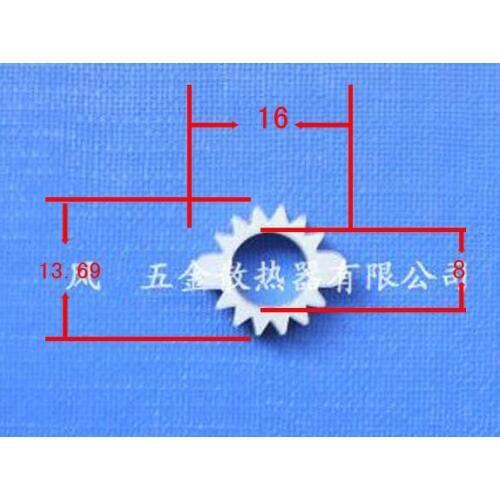Fast free ship 20PCS/lot small sunflower radiator 13.5*16*8mm transistor power tube aluminum profile circular heat sink