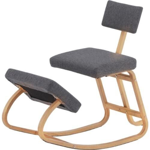 Home Office Computer Chair Anti-Myopia Anti-Hunchback Aged Kids Spine Correction Chair Rocking Chair Ergonomic Kneeling Chair
