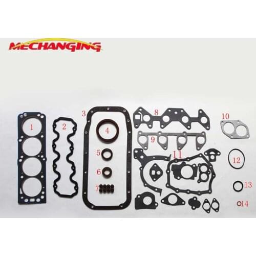 G15MF OHC For DAEWOO RACER CIELO RACER NEXIA 1.5/1.6L Full Set Engine Rebuilding Kits Engine Parts Engine Gasket 50087200