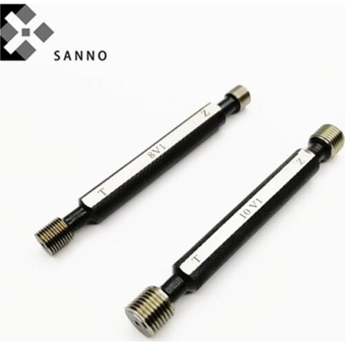 Tyre valve screw thread plug gauge 5V1 / 6V1 / 8V1 / 10V1 / 12V1 / 13V1 / 16V1 go and nogo thread plug gauge