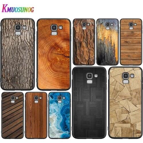 Texture Wood For Samsung Galaxy J2 J3 J4 Core J5 J6 J7 J8 Prime duo Plus 2018 2017 2016 Silicone Phone Cover