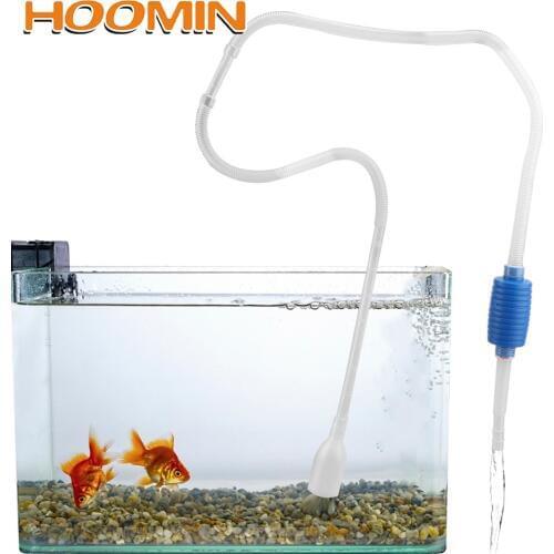 HOOMIN Aquarium Fish Tank Vacuum Changing Water Pump Gravel Cleaner Tool Fish Tank Siphon Pump Filters Tools