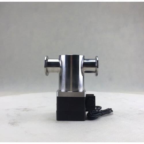 High vacuum pneumatic block straight valve GDQ-25B(KF)