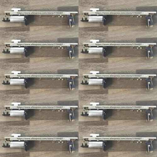 10pcs Mixer Reverb Electric Fader B10K Slide Motor Drive Potentiometer Switch