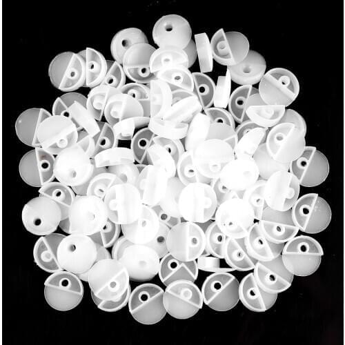 100 Glass Panel Retainer Clips Reusable Plastic Fasten Clips Furniture Hardware Household Mirror Holder Clamps for Cabinet Door