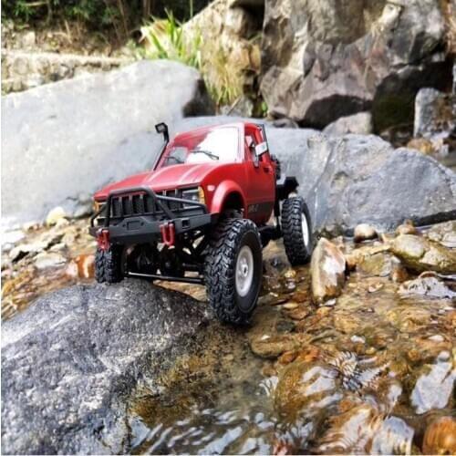 2.4G C14 Half 4WD RC Rock Crawler Car DIY Assembly RC Off-road Vehicle Kit Q6PD