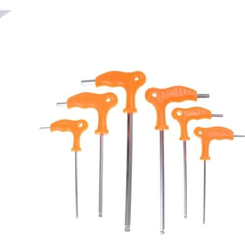 2.5/3/4/5MM T-Handle Allen Wrench Handle and Long Reach T-Handle Grip Torx Hex Screwdriver Allen Keys For Hand Tools