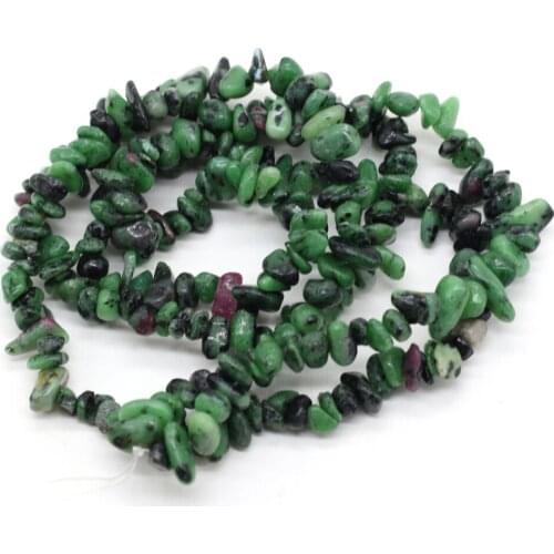 2021 Natural Epidotes Beads Irregular Freeform Chip Agates Stone Loose Beads For Jewelry Making DIY Necklace Bracelet 5-8mm