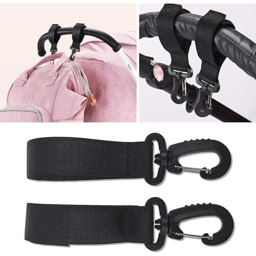 4 / 6pcs Safety Stroller Accessory Hooks Wheelchair Stroller Pram Bag Hook Baby Strollers Shopping Bag Clip Stroller Accessories