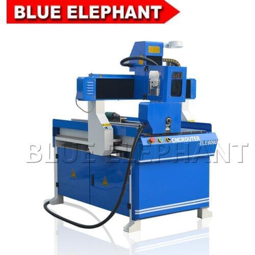 6090 4 axis desktop cnc router mini metalworking cnc engraving machine price