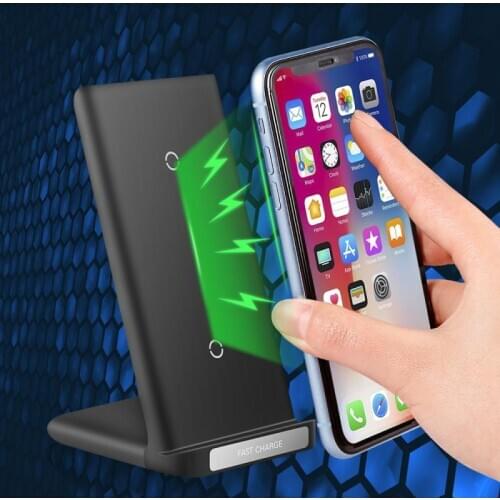 Wireless Charger Desk Fast Charging Mobile Phone Holder ForiPhone 11 Pro XR X 8 Plus ForSamsung S9 S10 For Huawei